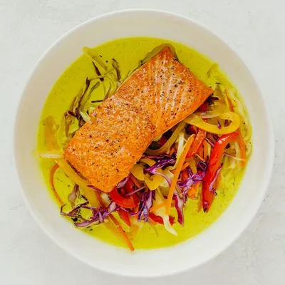 Coconut Curry Salmon